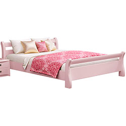 Ліжко Діана 140x190 Рожевий