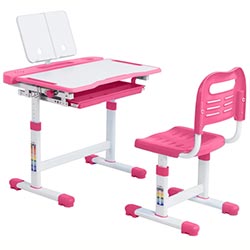 Парта + стілець трансформери Vanda Pink Cubby