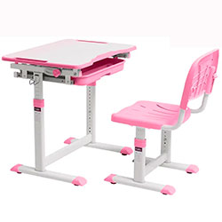 Парта + стілець трансформери Sorpresa Pink Cubby