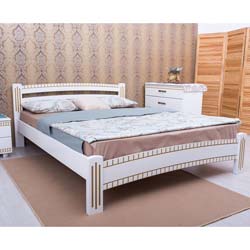 Ліжко Мілана Люкс з фрезеруванням 180x200