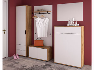 Збільшити фото: Сієна (Білий + Дуб Вотан) від Сокме #1