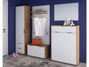 Збільшити фото: Сієна (Білий + Дуб Вотан) від Сокме #1