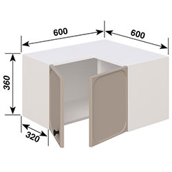 Фото Сью антресоль 60х60 кут прямий (320)
