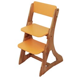 Дитячий зростаючий стілець C500 Помаранчевий