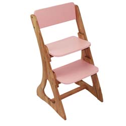 Фото Дитячий зростаючий стілець C500 Рожевий