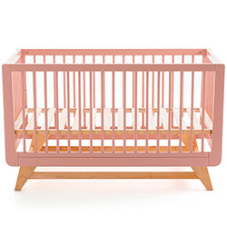 Фото Дитяче ліжечко Baby Lux 70х140 Рожеве