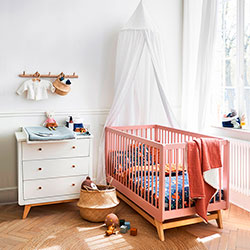 Фото Дитяче ліжечко Baby Lux 70х140 Рожеве