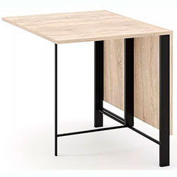 Фото Стіл-трансформер Voody Дуб Сонома + Чорні ноги