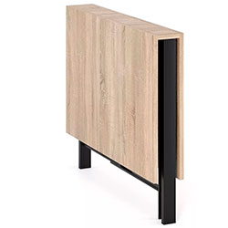 Фото Стіл-трансформер Voody Дуб Сонома + Чорні ноги