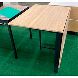 Фото Стіл-трансформер Voody Дуб Сонома + Чорні ноги