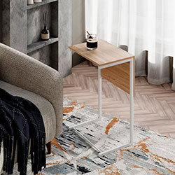 Фото Стіл-трансформер Just Fiji Дуб Сонома + Білі ноги