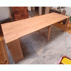 Фото Стіл-трансформер Python Дуб Крафт Золотий