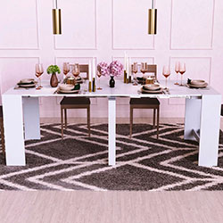 Фото Стіл-трансформер Python Білий Діамант