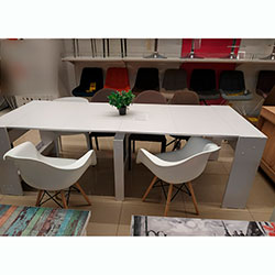 Фото Стіл-трансформер Python Білий Діамант