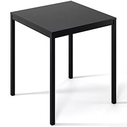Стіл Brevity Loft Mini Графіт Сірий + Чорні ноги