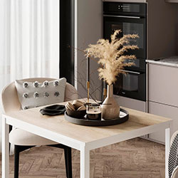 Фото Стіл Brevity Loft Mini Дуб Сонома + Білі ноги