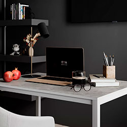 Фото Стіл Brevity Loft Mid Ательє Світлий + Білі ноги