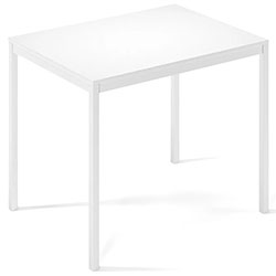 Стіл Brevity Loft Mid Білий Діамант + Білі ноги