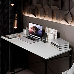 Фото Стіл письмовий Asсet Line Білий Діамант