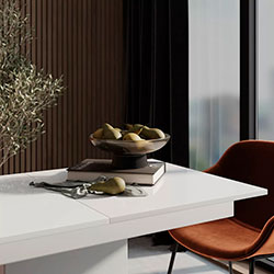 Фото Стіл-трансформер Boston M Білий + Попелястий