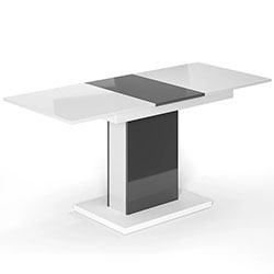 Фото Стіл-трансформер Boston M Білий + Графіт