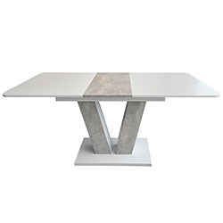 Фото Стіл-трансформер Vendi Білий Діамант + Ательє Світлий