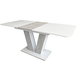 Фото Стіл-трансформер Vendi Білий Діамант + Ательє Світлий