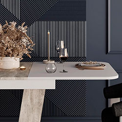 Фото Стіл-трансформер Vendi Білий Діамант + Ательє Світлий