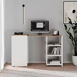 Фото Тумба-трансформер Dolli / Доллі Білий Діамант + Дуб Евок