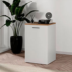 Фото Тумба-трансформер Dolli / Доллі Білий Діамант + Дуб Евок