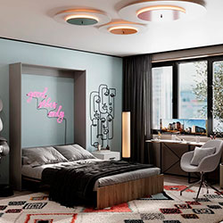 Фото Ліжко трансформер Mitra 160x200 Дуб Сонома