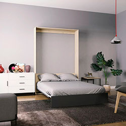 Фото Ліжко трансформер Mitra 160x200 Антрацит