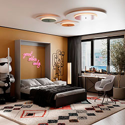 Фото Ліжко трансформер Mitra 160x200 Антрацит