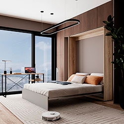 Фото Ліжко трансформер Mitra 140x200 Попелястий