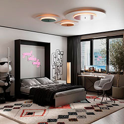 Фото Ліжко трансформер Mitra 140x200 Попелястий