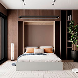 Фото Ліжко трансформер Mitra 140x200 Попелястий