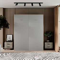 Фото Ліжко трансформер Juno 160x200 Попелястий