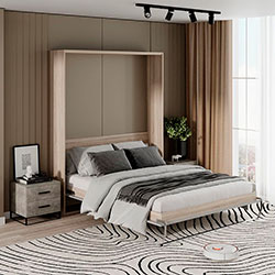 Фото Ліжко трансформер Juno 160x200 Попелястий