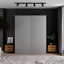 Фото Ліжко трансформер Juno 160x200 Попелястий