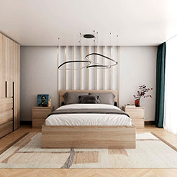 Фото Ліжко 160x200 Light Дуб Сонома