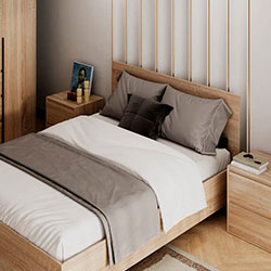 Фото Ліжко 160x200 Light Дуб Сонома