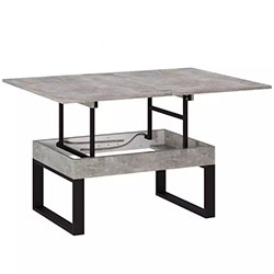 Фото Стіл-трансформер S-Fly Ательє Світлий + Чорні ноги