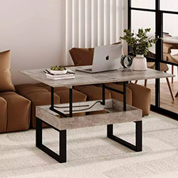 Фото Стіл-трансформер S-Fly Ательє Світлий + Чорні ноги