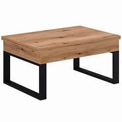 Стіл-трансформер S-Fly Дуб Евок Прибережний + Чорні ноги