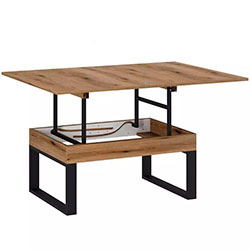 Фото Стіл-трансформер S-Fly Дуб Евок Прибережний + Чорні ноги