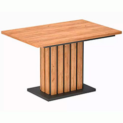 Стіл-трансформер Oxford Дуб Крафт Золотий + Графіт Сірий