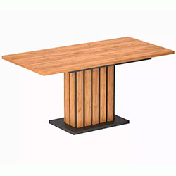 Фото Стіл-трансформер Oxford Дуб Крафт Золотий + Графіт Сірий