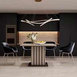 Фото Стіл-трансформер Oxford Кашемір + Графіт Сірий