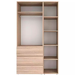 Фото Шафа розпашна комбінована №2 Light Дуб Сонома