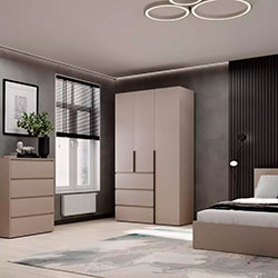 Фото Шафа розпашна комбінована №2 Light Кашемір